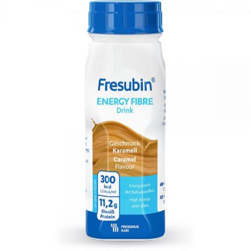 FRESUBIN ENERGY Fibre DRINK Karamell Trinkflasche 4X200ml