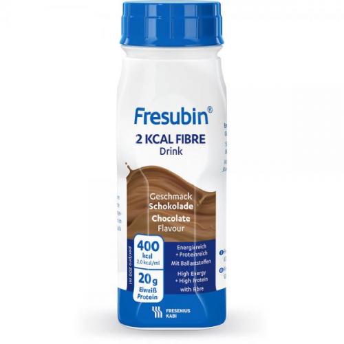 FRESUBIN 2 kcal Fibre DRINK Schokolade Trinkfl. 4X200ml