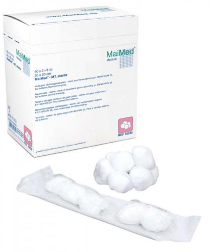 MULLTUPFER pflaumengro steril 2+3 50x(2+3) Stck
