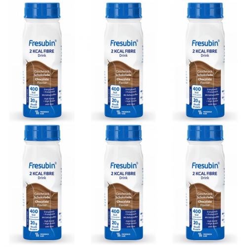 FRESUBIN 2 kcal Fibre DRINK Schokolade Trinkfl. 6x4X200ml