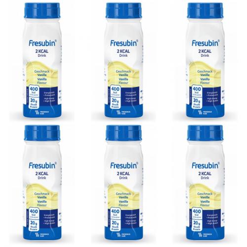 FRESUBIN 2 kcal DRINK Vanille Trinkflasche 6x4X200ml