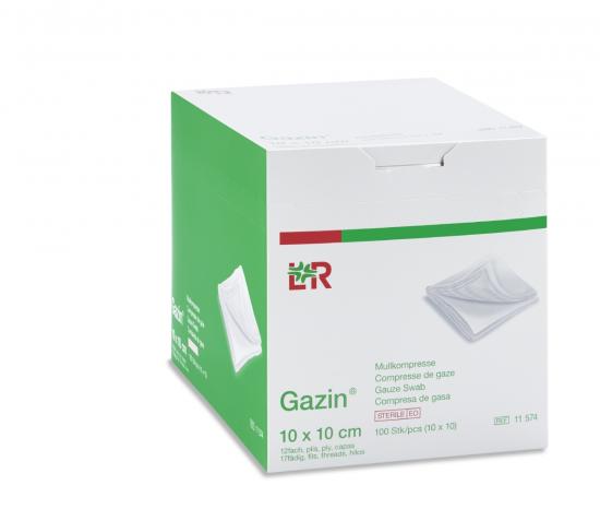 GAZIN Mullkomp.10x10 cm steril 12fach 10x10 Stck