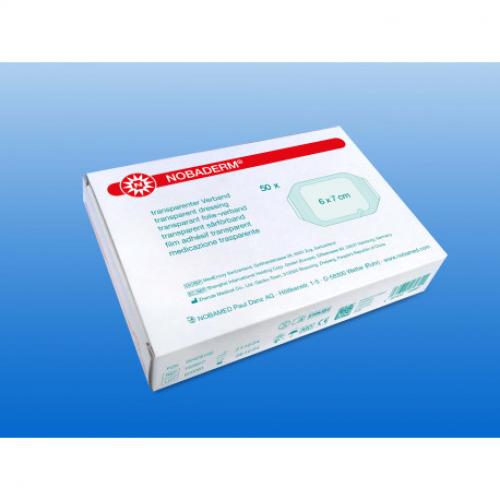 NOBADERM Folienverband 6x7 cm steril 50 Stck