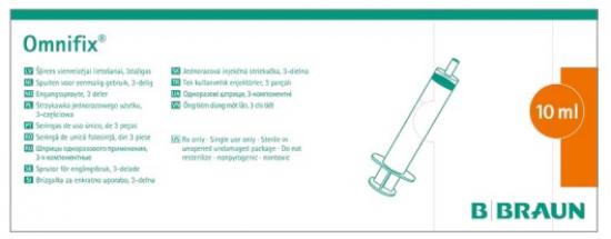 OMNIFIX Solo Spr.10 ml Luer Lock latexfrei 100 Stk.