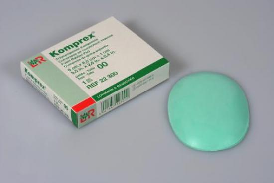 KOMPREX Schaumgummi Kompr.Gr.0 nierenf. 1 Stck