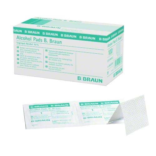 ALCOHOL PADS B.BRAUN 100 STK.