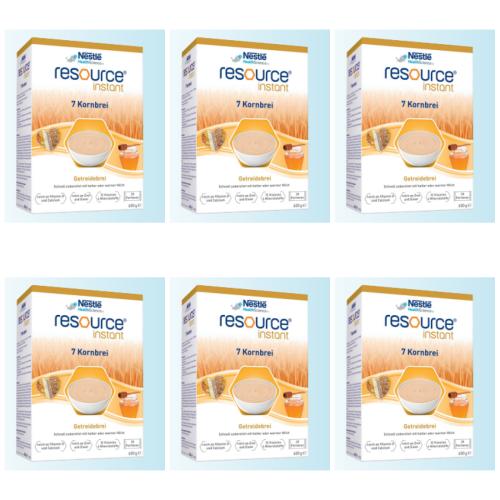 RESOURCE Instant 7-Korn Brei Pulver 6x600g