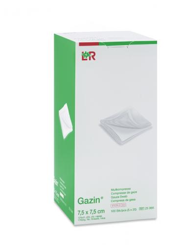 GAZIN Mullkomp.7,5x7,5 cm steril 12fach 5x 20 Stck