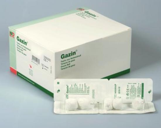 GAZIN Tupfer pflaum.steril 2+3 Schutzr.o.RK 125 Stk.