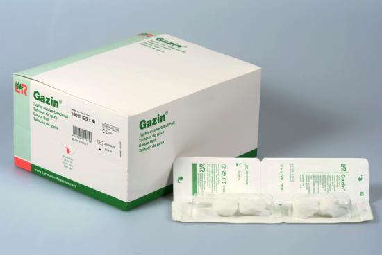 GAZIN Dialysetupfer 2+2 steril m.Schutzring 100 Stck