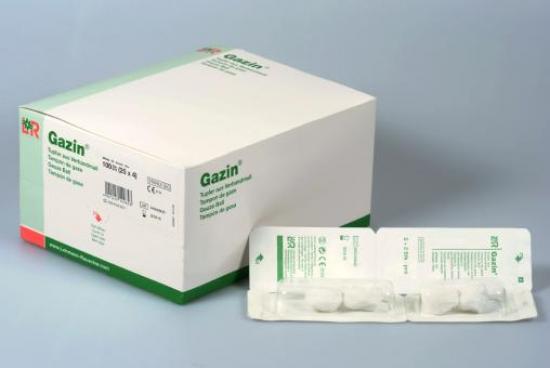 GAZIN Tupfer pflaum.steril 2+2 Schutzr.o.RK  100 stck