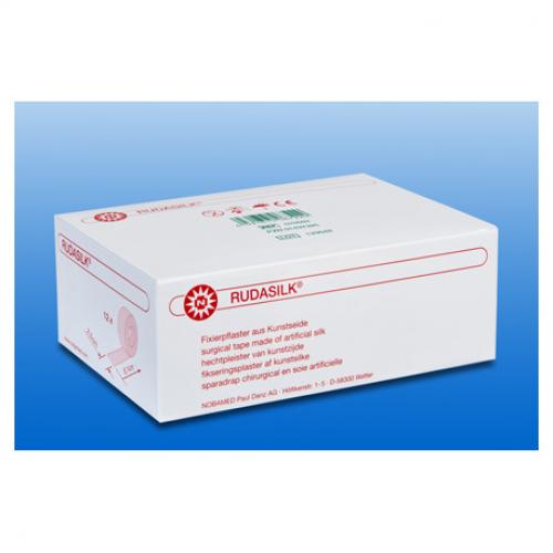 RUDASILK Fixierpflaster 2,5 cmx9 m o.Seitenschei. 12 Stck