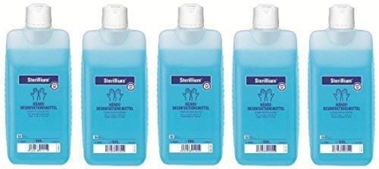 5x STERILLIUM 1 LITER