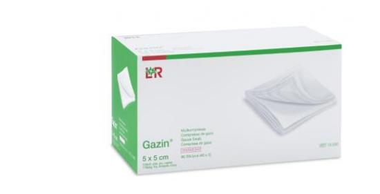 GAZIN Mullkomp.5x5 cm steril 12fach 40x 2 Stck
