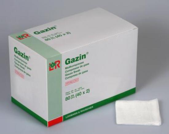 GAZIN Mullkomp.10x10 cm steril 12fach 40x2 Stck