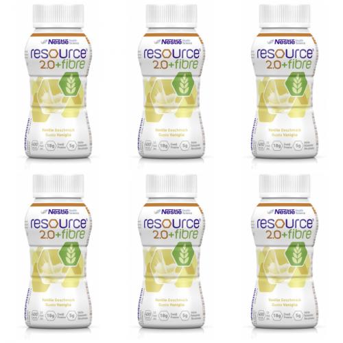 RESOURCE 2.0+FIBRE VANILLE 6x4x200ml