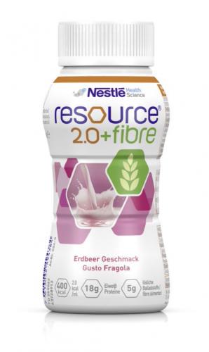 RESOURCE 2.0+FIBRE ERDBEERE 4x200ml