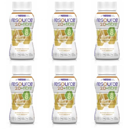 RESOURCE 2.0+FIBRE APRIKOSE 6x4x200ml