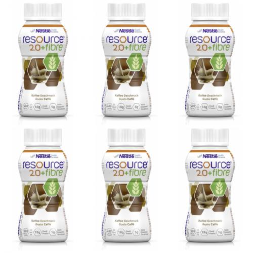 RESOURCE 2.0+FIBRE KAFFEE 6x4x200ml