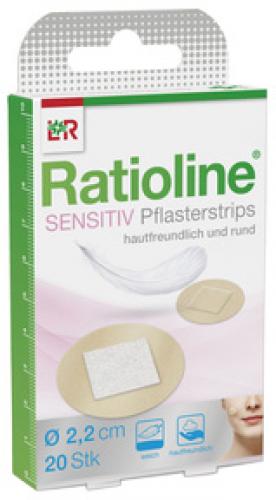 RATIOLINE sensitive Pflasterstrips rund 20 Stck