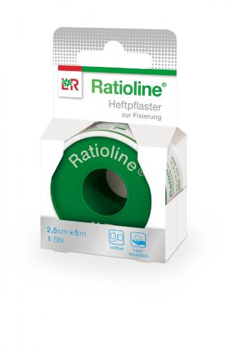 RATIOLINE acute Heftpflaster 2,5 cmx5 m 1 Stck
