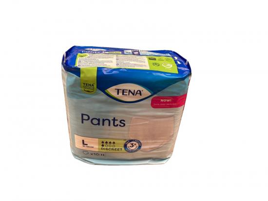 TENA PANTS Discreet L 95-125 cm Einweghose 10 Stck