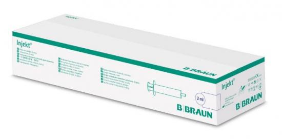 INJEKT Solo Spritze 2 ml Luer zentrisch PVC-fr. 100 Stk.