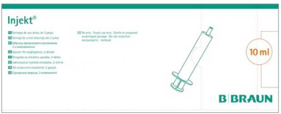 INJEKT Solo Spritze 10 ml Luer exzentrisch PVC-fr. 100 Stk.