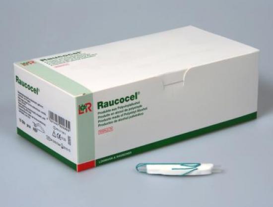 RAUCOCEL Nasentamponade gerade 45 mm m.Faden 10 Stck