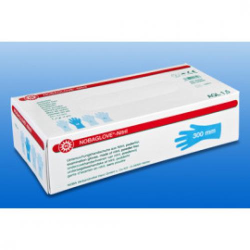 NOBAGLOVE Nitril lang Unt.Handsch.puderfrei Gr.M 100 Stck