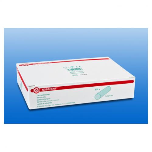 NOBADENT Zahnwattenrollen 1,0x4 cm 300 Stck