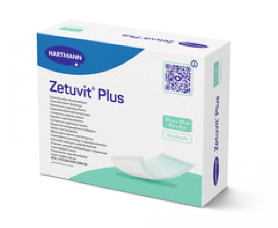 ZETUVIT Plus extrastarke Saugkompr.steril 10x10 cm 10 Stk.