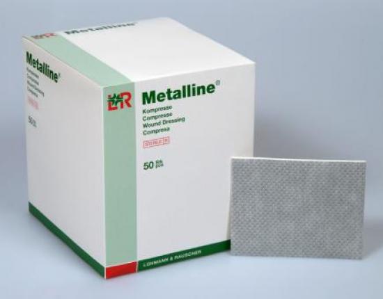 METALLINE Kompressen 10x20 cm steril 50 Stck
