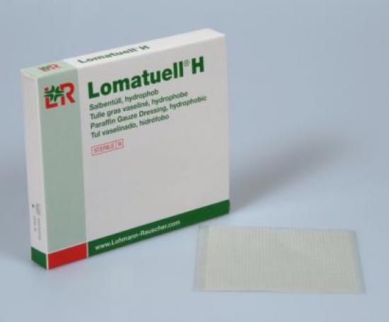 LOMATUELL H Salbentll 10x10 cm steril 10 Stck