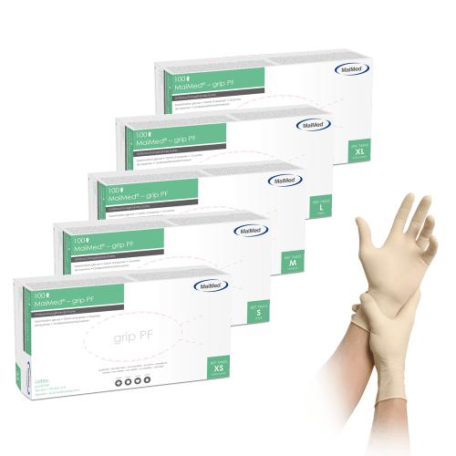 MAIMED grip PF Unt.Handsch.unster.Latex Gr. L 100 Stck