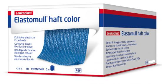 ELASTOMULL haft color 8 cmx4 m Fixierb.blau 1 Stk.