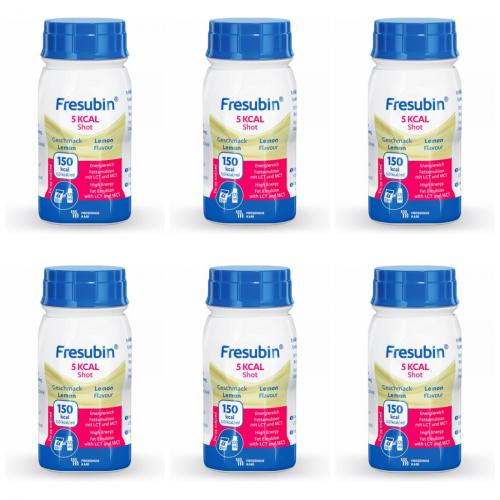FRESUBIN 5 kcal SHOT Lemon Lsung 6x4X120ml