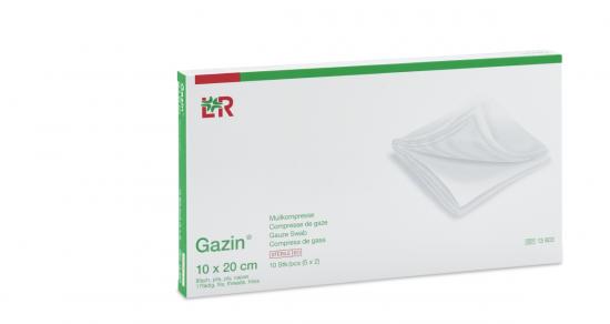 GAZIN Mullkomp.10x20 cm steril 8fach 5x2 Stck