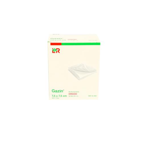 GAZIN Mullkomp.7,5x7,5 cm steril 8fach 25x2 Stk.