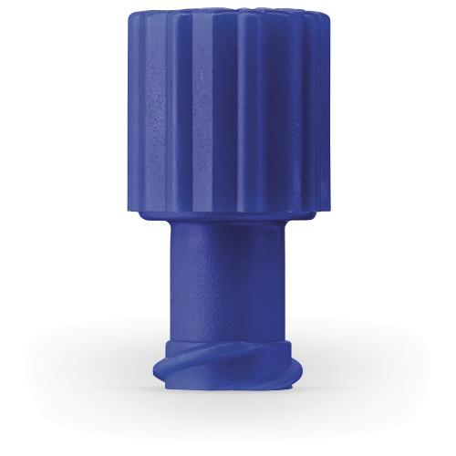 KOMBISTOPFEN blau Luer Lock 1 Stck