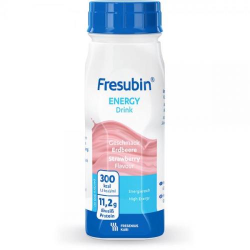 FRESUBIN ENERGY DRINK Erdbeere Trinkflasche 4X200ml
