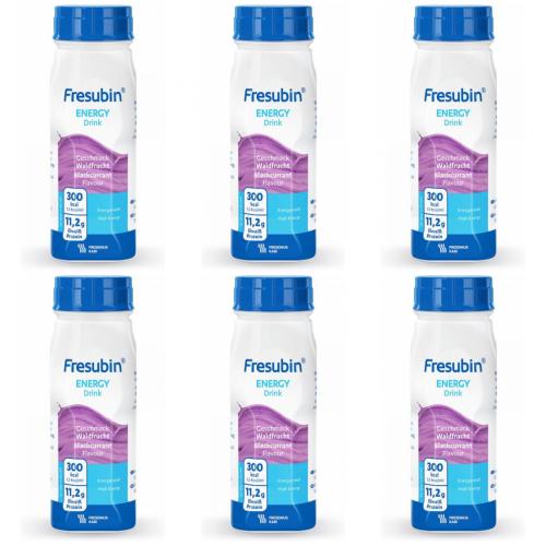 FRESUBIN ENERGY DRINK Waldfrucht Trinkflasche 6X4X200ml