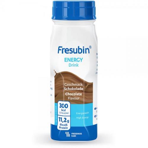 FRESUBIN ENERGY DRINK Schokolade Trinkflasche 4X200ml