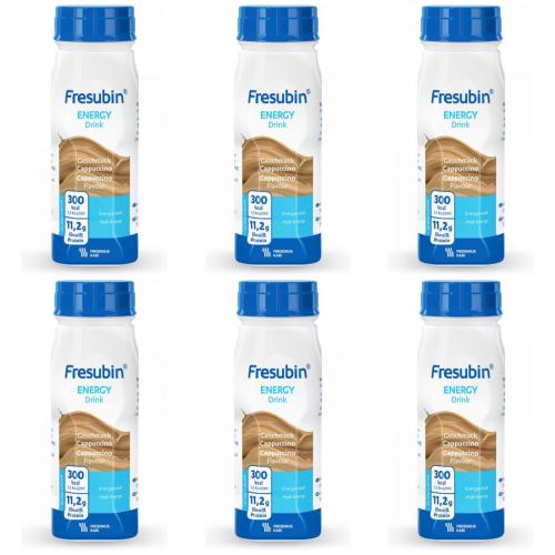 FRESUBIN ENERGY DRINK Cappuccino Trinkflasche 6x4x200ml