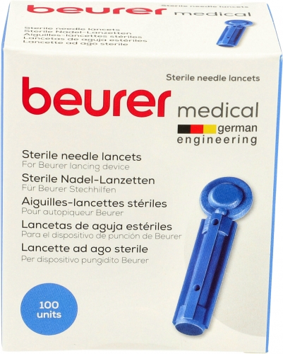 BEURER Nadel-Lanzetten steril 100 Stk.