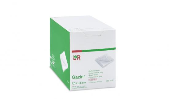 GAZIN Mullkomp.7,5x7,5 cm steril 12fach 10x 10 Stck