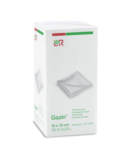 GAZIN Mullkomp.10x10 cm unsteril 16fach Op 100 Stck