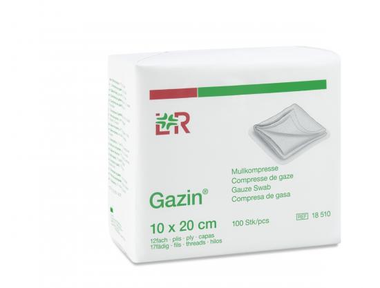 GAZIN Mullkomp.10x20 cm unsteril 12fach Op 100 Stck