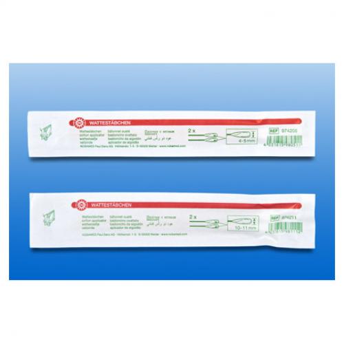 WATTESTBCHEN Set 10-11mm 2er steril 100x 2 Stck