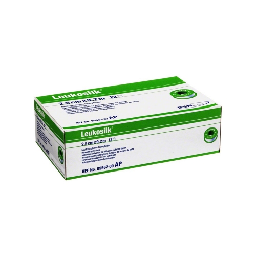 LEUKOSILK 2,5 cmx9,2 m 12 St.